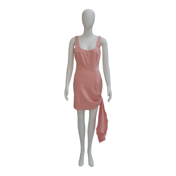CINQ A SEPT Sharon Sleeveless Side-Tie Pink Dress SZ 4 - Picture 4 of 7